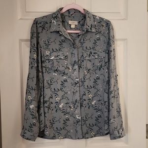 Loft button down shirt, size Medium